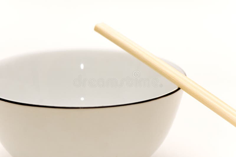 Bowl and chopsticks stock photo. Image of ingredients 2985976