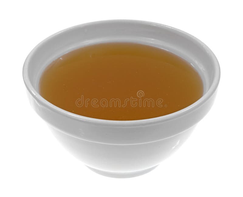 Chicken broth with parsley stock image. Image of diet - 69050099