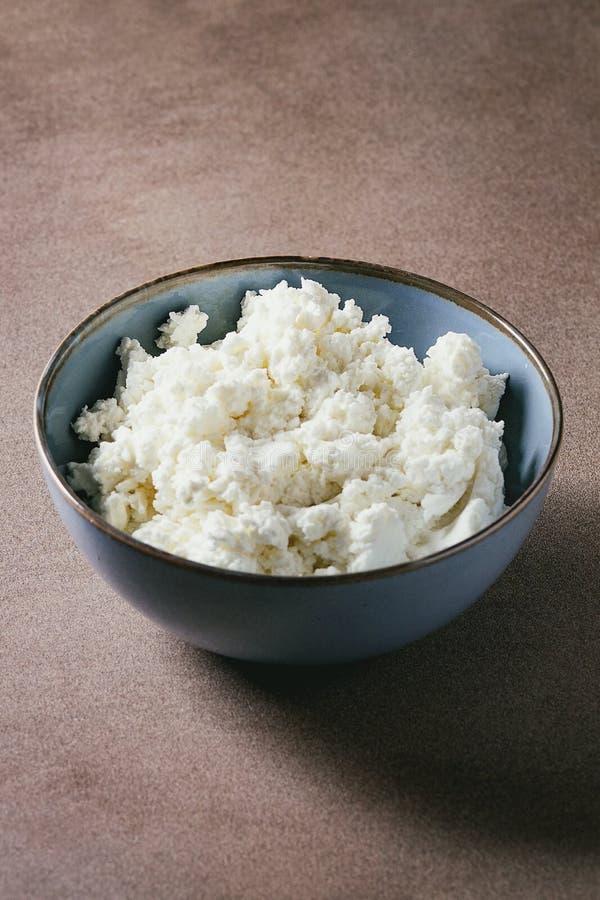 Bowl of cottage cheese stock photo. Image of milk, diet 146476304
