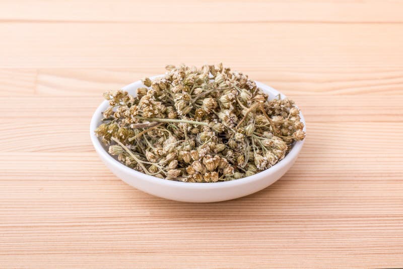 Yarrow tea stock image. Image of healthy, dish, flowers 99358413