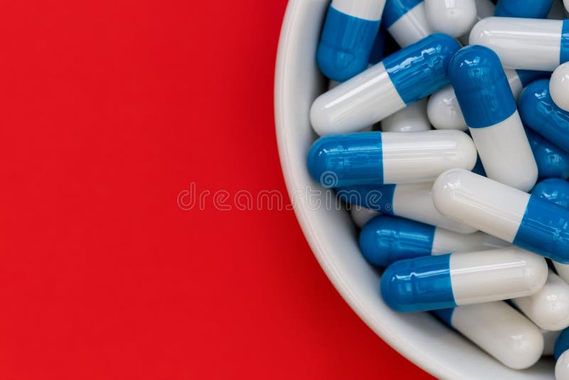 Bowl with drugs stock image. Image of vitamins, drugs 54644695