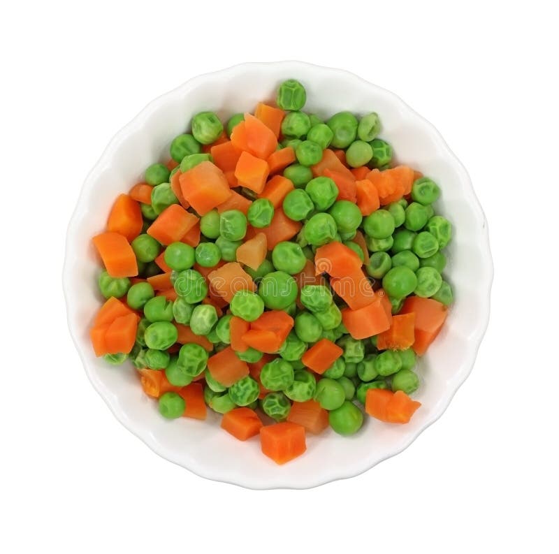 Peas and carrots stock image. Image of healthy, dinner 5560795
