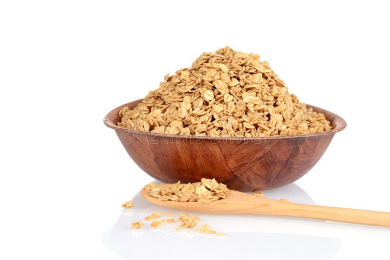 Bowl of granola stock photo. Image of fiber, healthy, breakfast 902772
