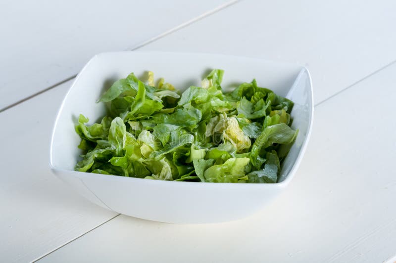 Bowl of lettuce stock photo. Image of green, plant, meal - 49387086