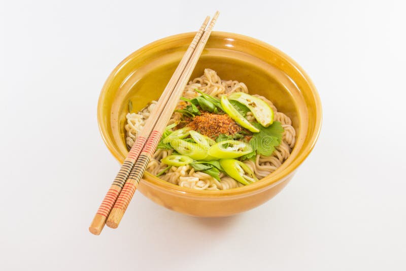 A Bowl Of Noodle Stock Image Image Of Noodle Soup Food 32413317 