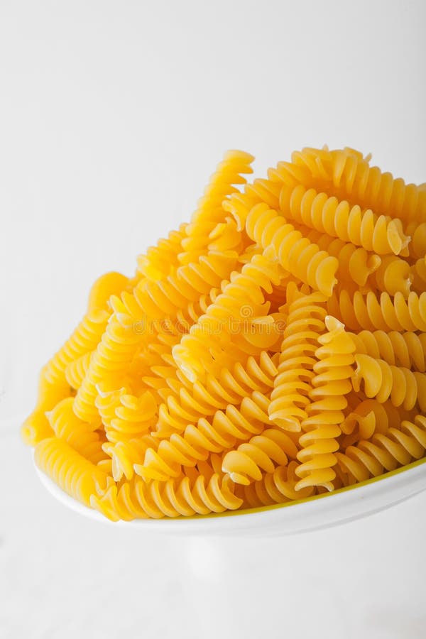Bowl with pasta royalty free stock images