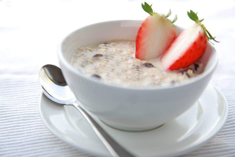 Bowl of Porridge royalty free stock images