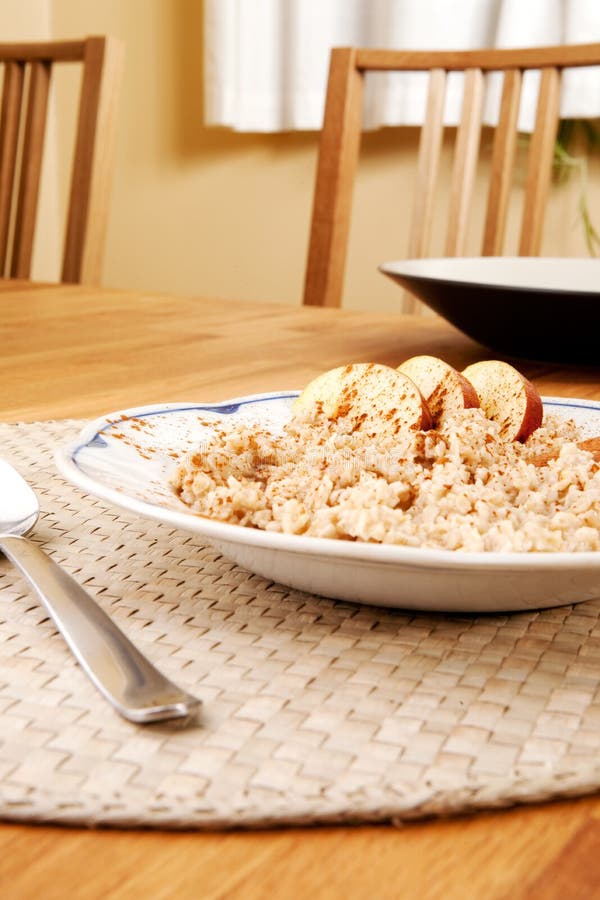Bowl of Porridge stock photography