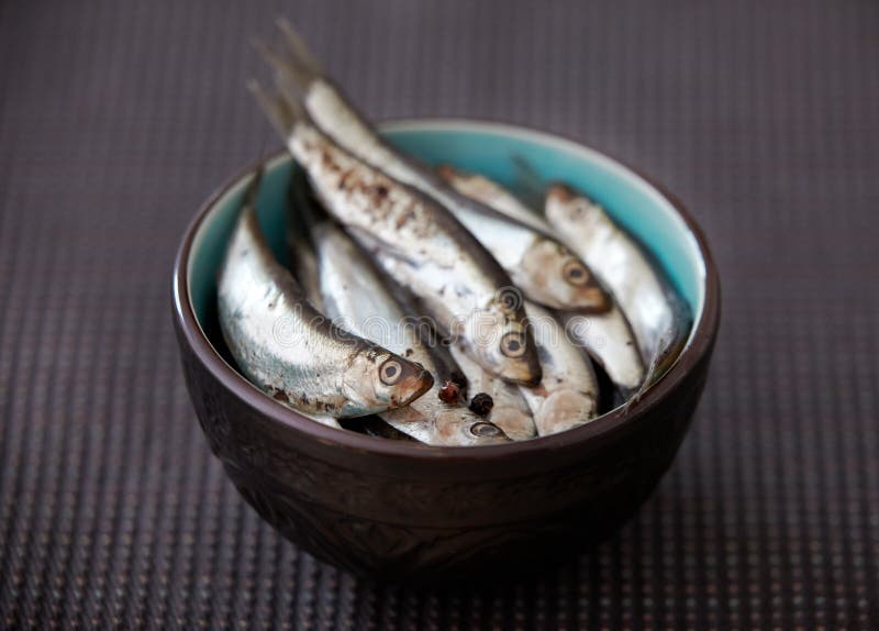 Herring stock photo. Image of fish, lemon, snack, salty 13245654