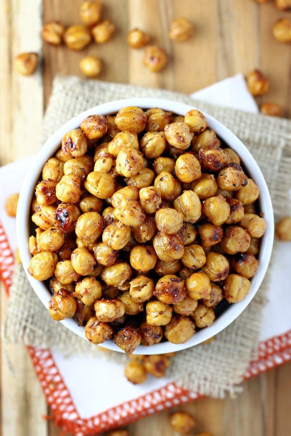 Roasted Chickpeas stock image. Image of nutritious, appetizer 82599861