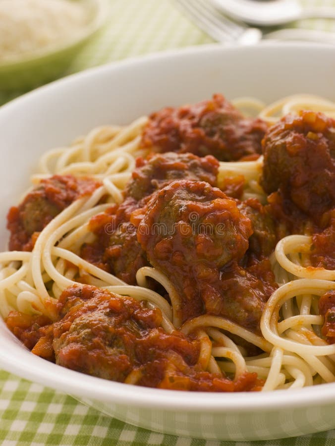 1,052 Bowl Spaghetti Meatballs Tomato Sauce Stock Photos Free