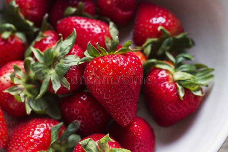 Bowl of Strawberries stock photo Bowl of Strawberries stock photo