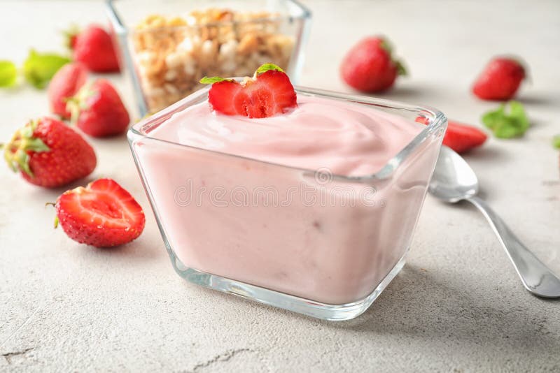 Tasty Strawberry Ice-cream Balls On White Background Stock Photo, Picture  and Royalty Free Image. Image 115474142.