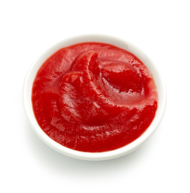 Bowl of Ketchup or Tomato Sauce Stock Photo Image of bowl, cuisine 45527844