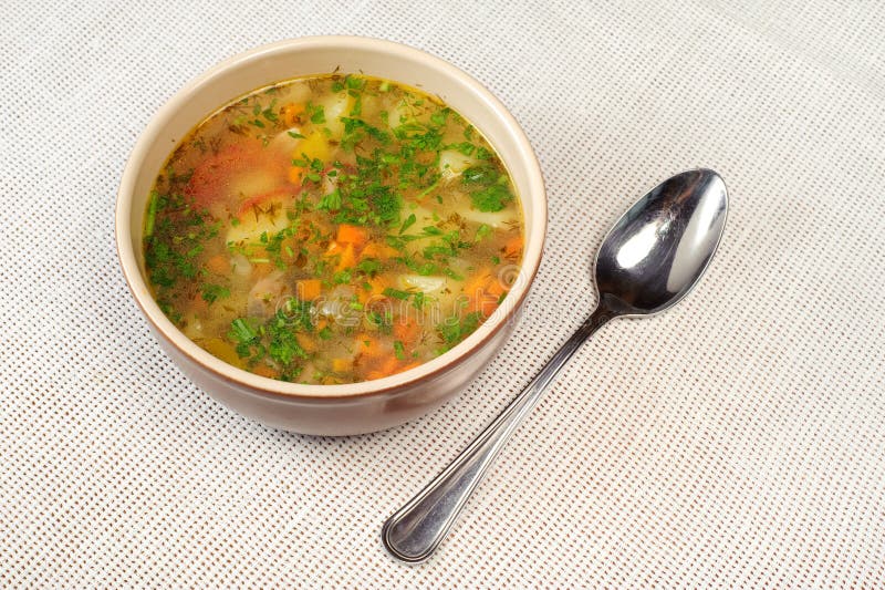 Chinese soup stock photo. Image of food, ready, starter 7674836
