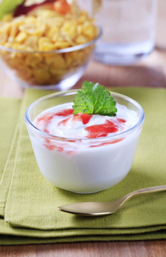 Bowl of yogurt