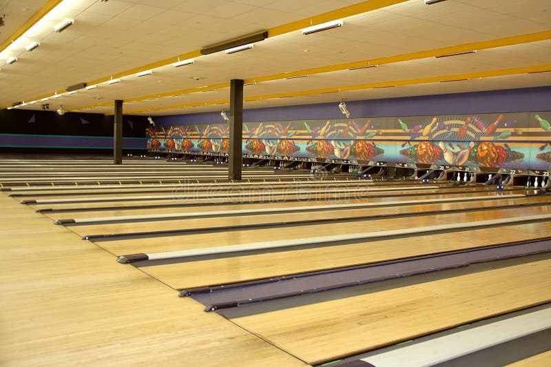 Bowling Alley stock photo. Image of game, sports, enjoyment 578678