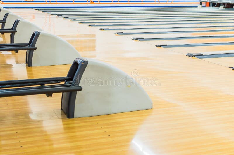 Bowling alley. stock image. Image of floor, lane, game - 32690087