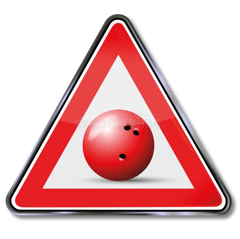 Bowling and bowling ball stock vector. Illustration of attention 94529542