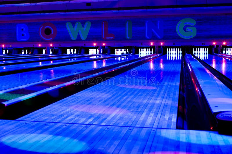 Bowling center stock image. Image of bowling, sports 22028509