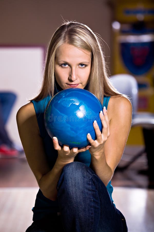 Bowling Girl Royalty Free Stock Photography Image 21649357