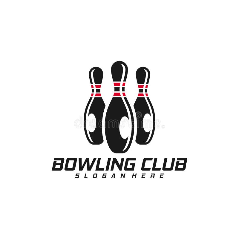 Bowling Logo Design Concept Vector Template, Emblem Tournament Template ...