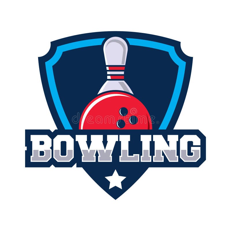 Bowling Logo Design Template Stock Vector - Illustration of emblem ...