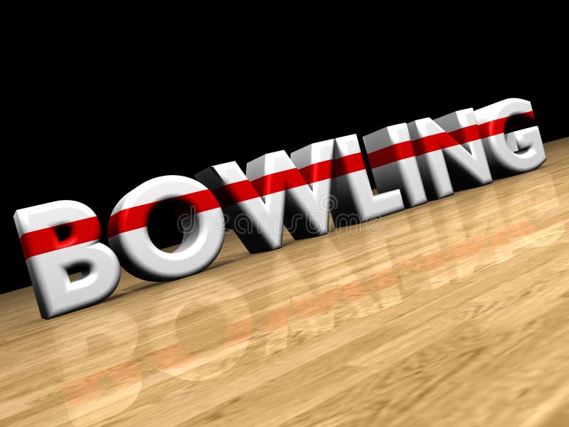 Bowling on wooden parquet