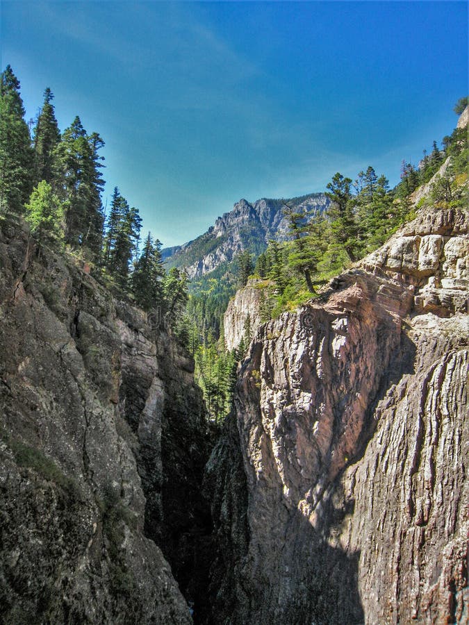 Box Canyon In Ouray, Colorado Stock Photo Image of