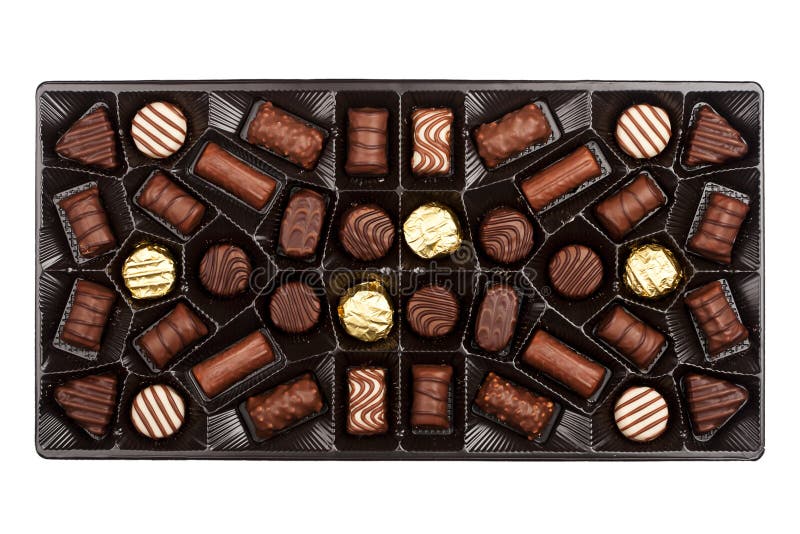 Box of chocolates stock image. Image of mixture, diabetes 27724317