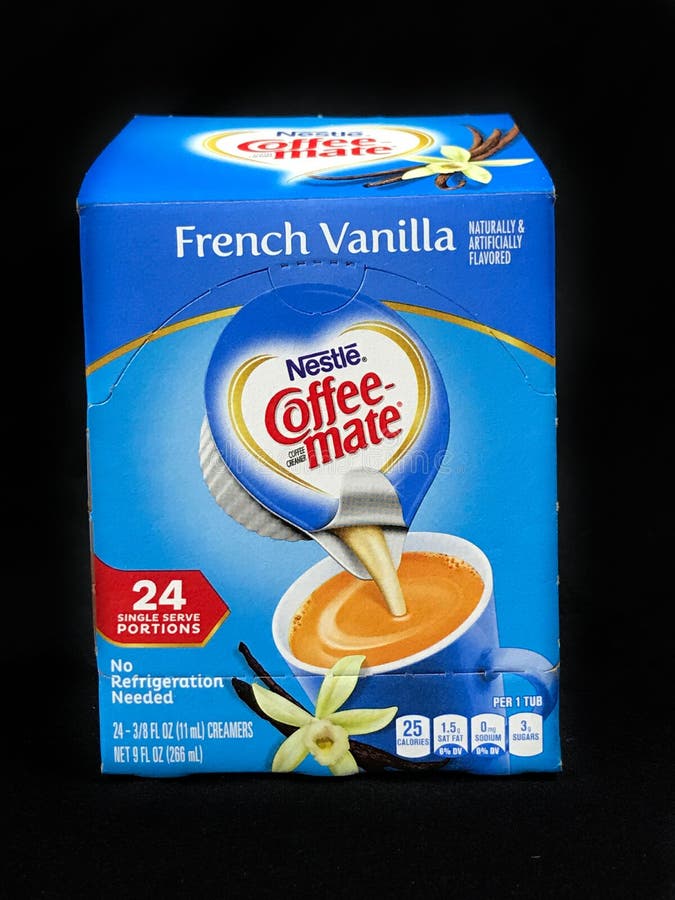 Box of Coffee Mate French Vanilla Non Dairy Creamer