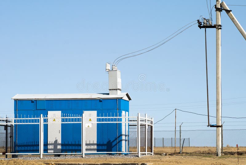 Box of the electric transformer