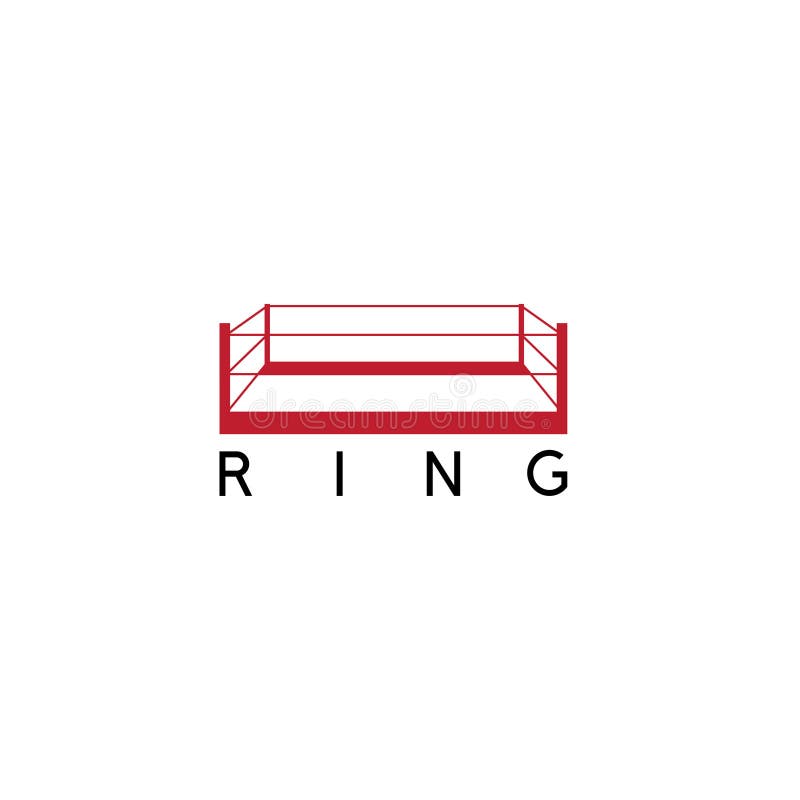 Box Fight Club Ring Vector Design Stock Vector Illustration of