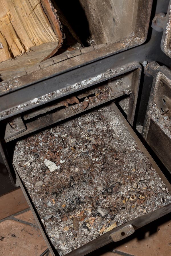 A Box Full of Ashes Under the Fireplace Stock Image Image of ashes