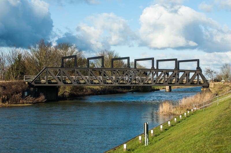 BoxGirder Bridge stock image. Image of iron, piles, transportation