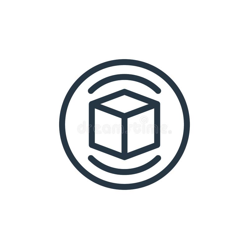 Box icon vector from designing concept. Thin line illustration of box editable stroke. box linear sign for use on web and mobile vector illustration