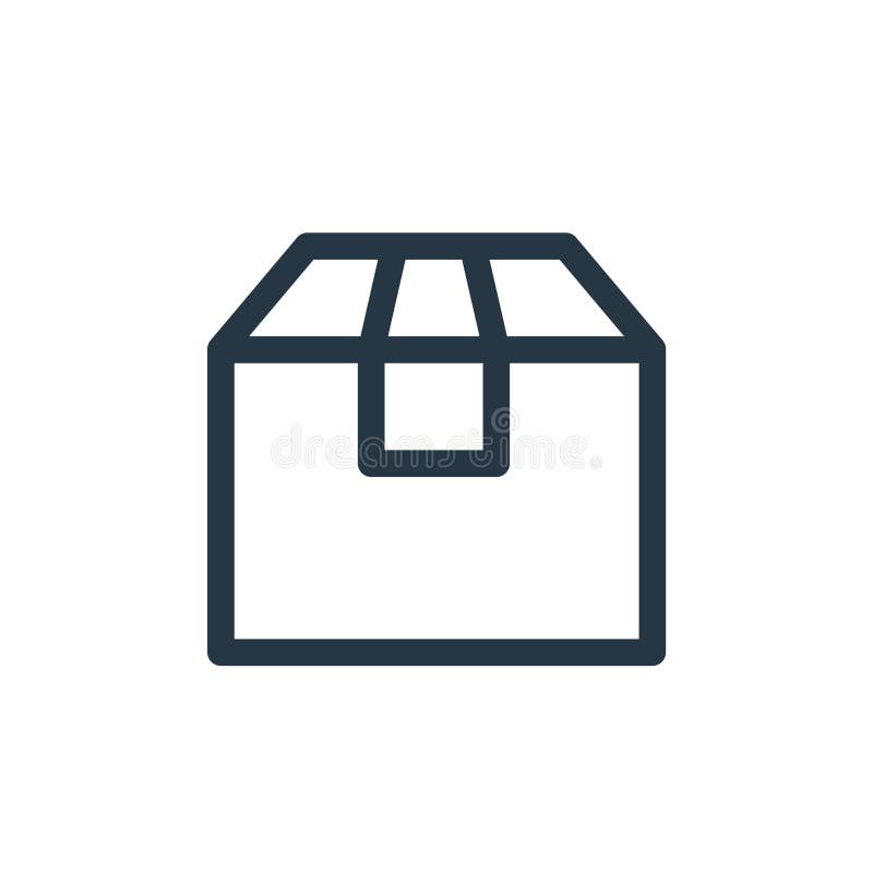 Box Icon Vector from Miscellaneous Concept. Thin Line Illustration of ...