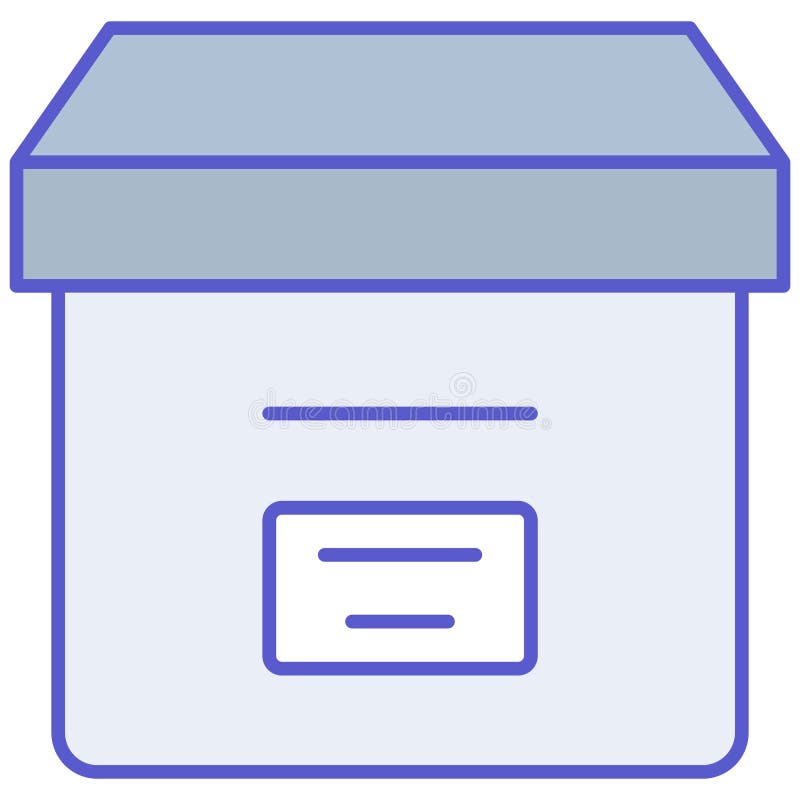 Box Isolated Vector icon which can easily modify or edit stock illustration