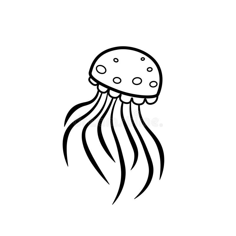 Free Free 146 Outline Cute Jellyfish Svg Jellyfish Clipart SVG PNG EPS DXF File