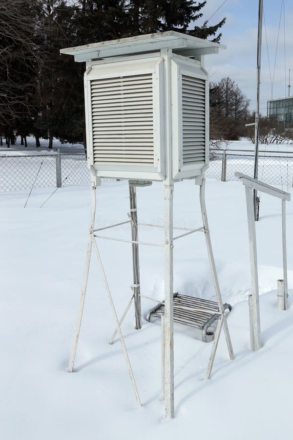 Box for the Meteorological Equipment Stock Photo Image of hygrometer