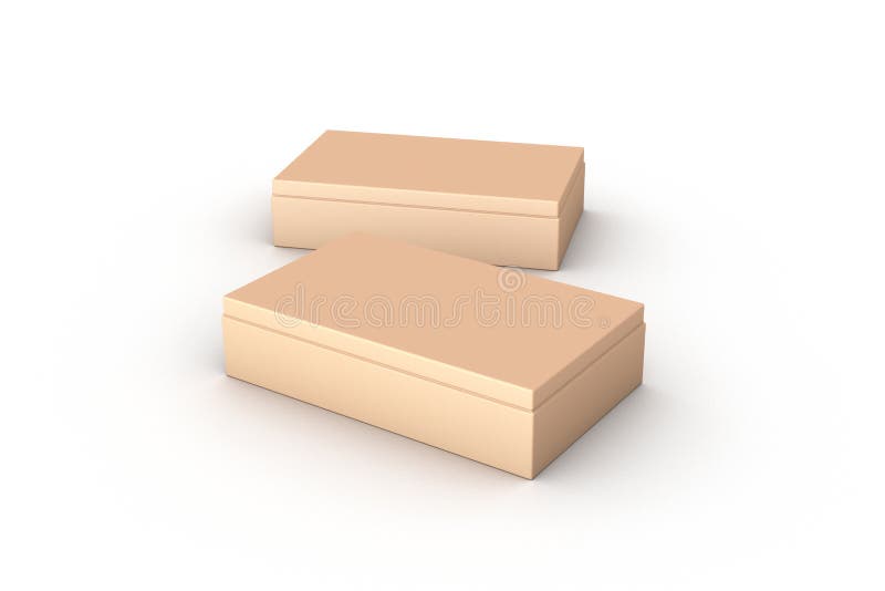 Download Box Mockup With Golden Yellow Color On White Stock Illustration Illustration Of Realistic Packet 169695159 PSD Mockup Templates
