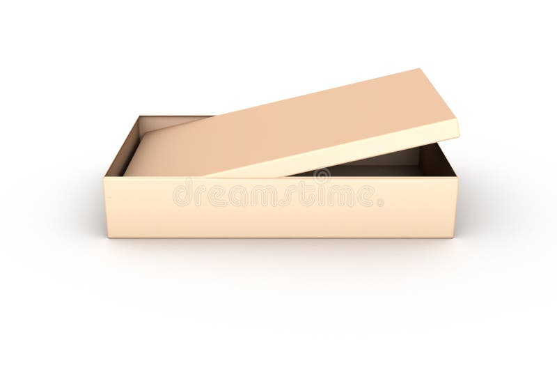 Download Box Mockup With Golden Yellow Color On White Stock Illustration Illustration Of Realistic Packet 169695159 PSD Mockup Templates