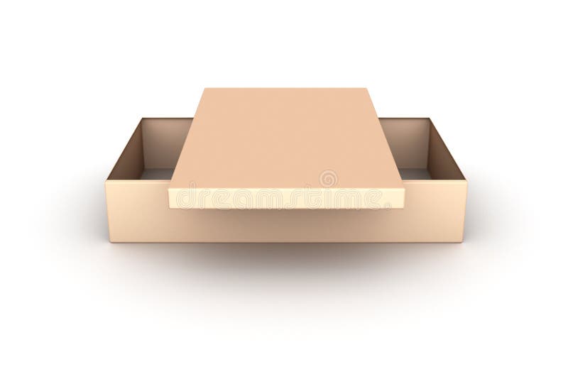 Download Box Mockup With Golden Yellow Color On White Stock Illustration Illustration Of Realistic Packet 169695159 PSD Mockup Templates