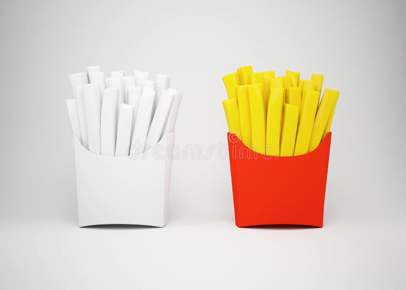 High-quality french fries paper bag In Many Fun Patterns 