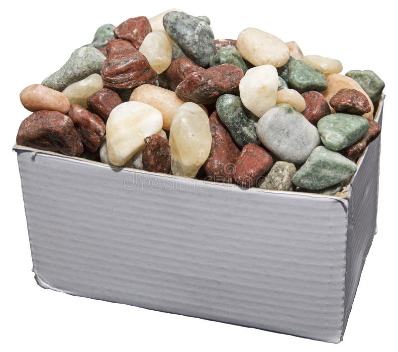 My kids got me a box of small rocks and sand for my birthday.
