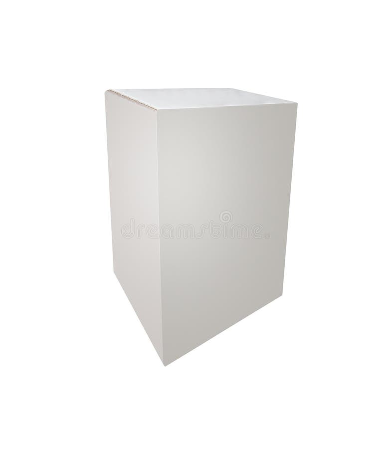 Box on white background stock illustration. Illustration of ebook