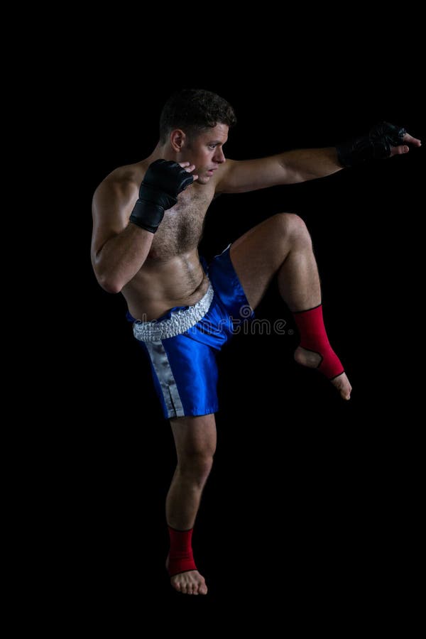 Boxer Performing Boxing Stance Stock Image Image of lifestyle, exercise 81422189