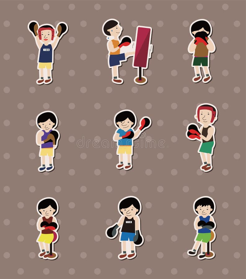 Boxer stickers