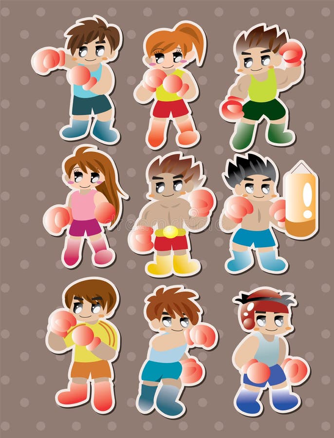 Boxer stickers