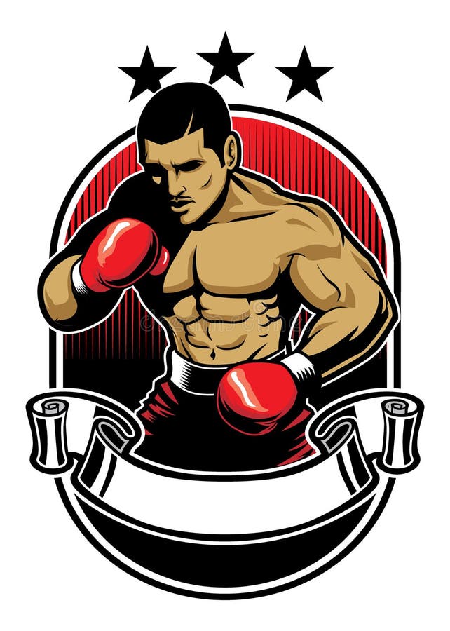 Boxing design with banner vector illustration